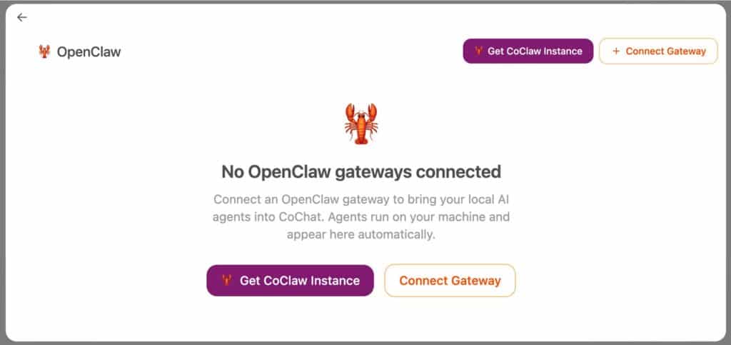 connect open claw
