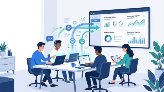 CoChat-Blog_Header_AI-Automation-The-Complete-Guide-for-Growing-Teams teams working with AI Automation